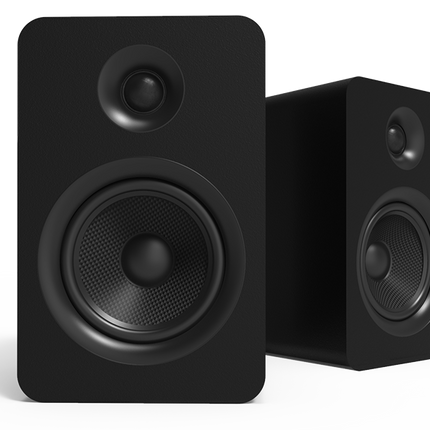 Чифт Kanto Audio YUP6 в черно, изглед отпред