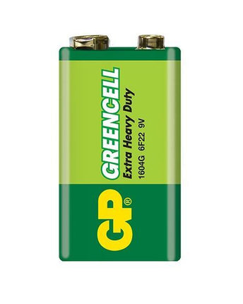 Батерии GP GREENCELL 9V (6F22), блистер 1бр