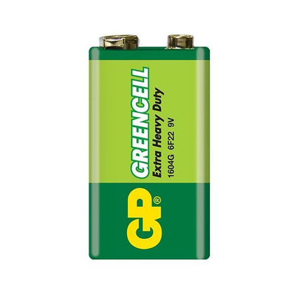 Батерии GP GREENCELL 9V (6F22), блистер 1бр