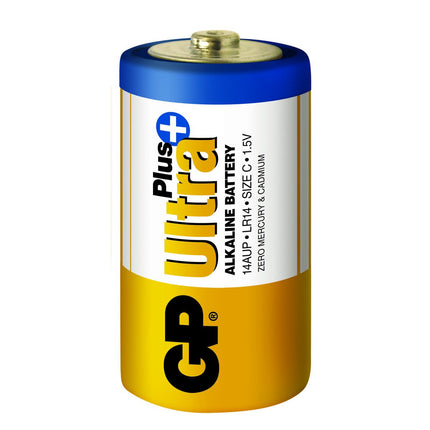 Батерии GP Ultra Plus Alkaline C (LR14), 1.5V, блистер 2бр.