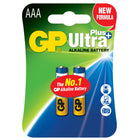 Батерии GP Ultra Plus Alkaline AAA (LR03), блистер 2бр