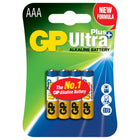 Батерии GP Ultra Plus Alkaline AAA (LR03), блистер 4бр
