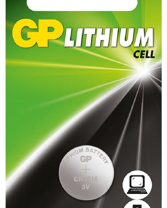 Литиеви батерии GP Lithium CELL CR1616, 3V, блистер 1 бр.