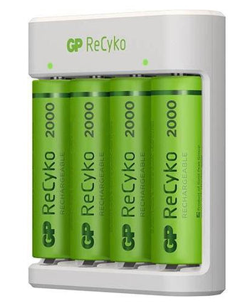 Зарядно устройство GP ReCyko E411 (USB) + 4 батерии ReCyko AA 2100mAh