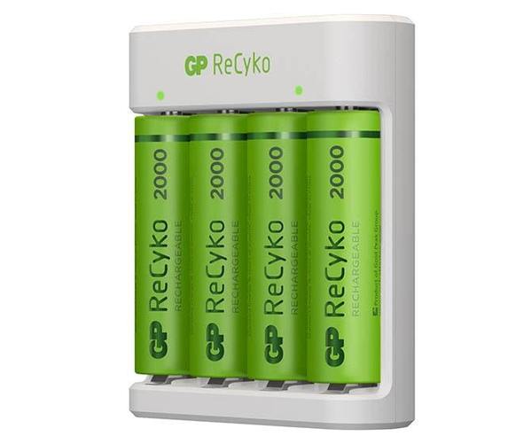 Зарядно устройство GP ReCyko E411 (USB) + 4 батерии ReCyko AA 2100mAh