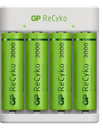 Зарядно устройство GP ReCyko E411 (USB) + 4 батерии ReCyko AA 2100mAh