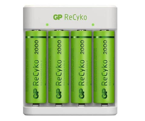 Зарядно устройство GP ReCyko E411 (USB) + 4 батерии ReCyko AA 2100mAh