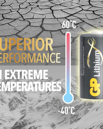 Литиеви батерии GP Lithium CR2, 3V, блистер 1 бр