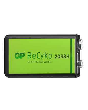Акумулаторни батерии GP ReCyko 9V 200mAh, рециклируема опаковка 1бр.