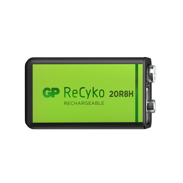 Акумулаторни батерии GP ReCyko 9V 200mAh, рециклируема опаковка 1бр.