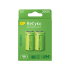 Акумулаторни батерии GP ReCyko D 5700mAh (R20), 1.2V, рециклируеми опаковки 2бр.