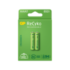 Акумулаторни батерии GP ReCyko AAA 850mAh (R03), рециклируеми опаковки 2бр.