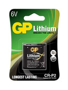 Литиеви батерии GP Lithium CR-P2, 6V, блистер 1 бр.