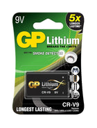 Литиеви батерии GP Lithium CR-V9, 9V, блистер 1 бр.