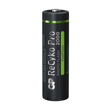 Акумулаторни батерии GP ReCyko Pro Photoflash AA 2000mAh (R6), рециклируема опаковка 4 бр.