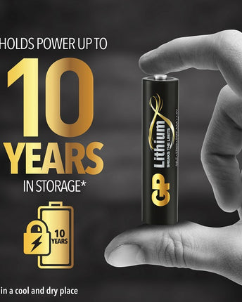 Литиеви батерии GP Lithium AAA, FR03, 1.5V, блистер 2 бр.