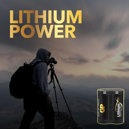 Литиеви батерии GP Lithium 2CR5, 6V, блистер 1 бр