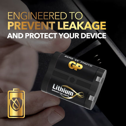 Литиеви батерии GP Lithium 2CR5, 6V, блистер 1 бр