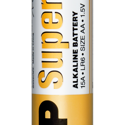 GP Super Alkaline AA батерии (LR6), фолио 12бр