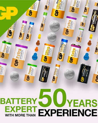 Батерии GP Alkaline CELL 186, LR43, AG12, 1.5V, блистер 10 бр.