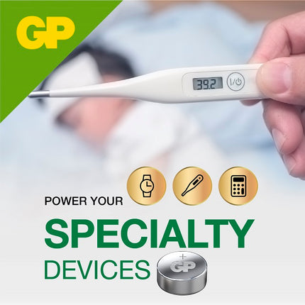 Батерии GP Alkaline CELL 164, LR60, AG1, 1.5V, блистер 10 бр.