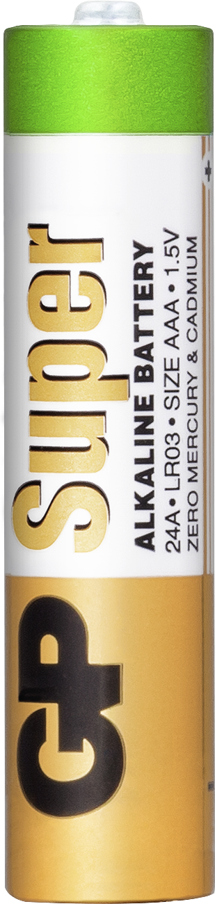 GP Super Alkaline AAA батерии (LR03), блистер 4бр