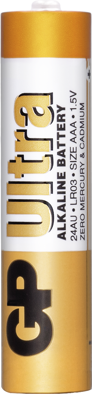 Батерии GP Ultra Alkaline AAA (LR03), блистер 2бр