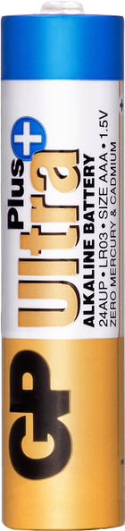 Батерии GP Ultra Plus Alkaline AAA (LR03), фолио 2бр