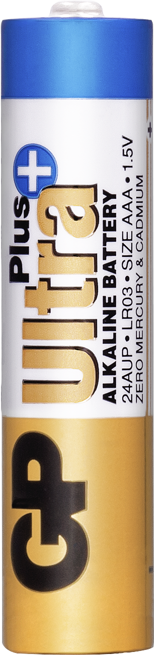 Батерии GP Ultra Plus Alkaline AAA (LR03), фолио 2бр