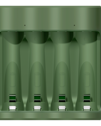 Зарядно за батерии GP ReCyko Everyday B421 (USB и зарядно за стена) + 4 батерии ReCyko AA 2600mAh