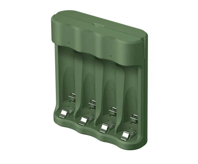 Зарядно за батерии GP ReCyko Everyday B421 (USB и зарядно за стена) + 4 батерии ReCyko AA 2600mAh