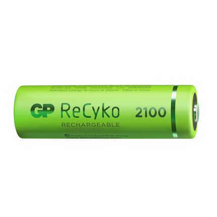 Акумулаторни батерии GP ReCyko AA 2100mAh (R6), рециклируеми опаковки 4бр.