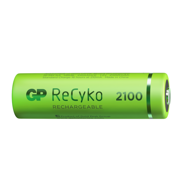 Акумулаторни батерии GP ReCyko AA 2100mAh (R6), рециклируеми опаковки 4бр.