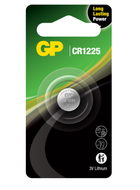 Литиеви батерии GP Lithium CELL CR1225, 3V, блистер 1 бр.