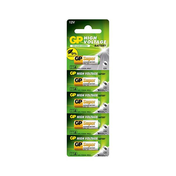 Батерии GP Alkaline High Voltage 23A (MN21), 12V, блистер 5 бр.