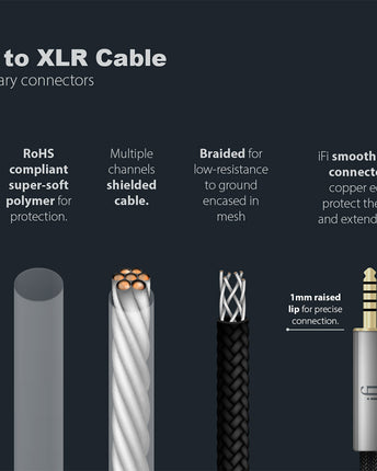 iFi Audio 4,4 мм към XLR кабел