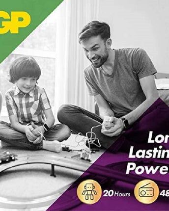 Алкални батерии GP Extra Alkaline 9V, 6LR61, 6LF22, фолио 8 бр.