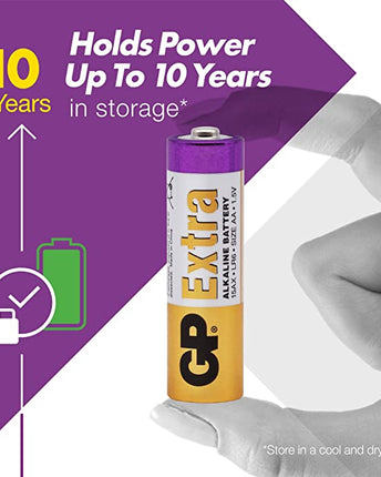 Батерии GP Extra Alkaline AA (LR6), 1.5V, 80бр