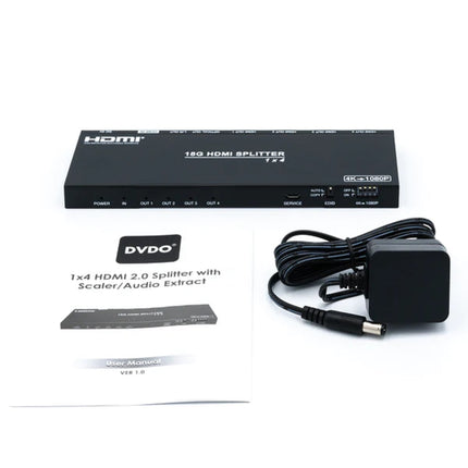 DVDO сплитер 4K HDMI 1-4 със скаларен/аудио екстракт