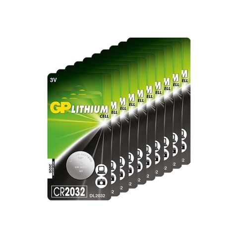 Батерии GP Lithium CELL CR2032 (DL2032), 3.0V, комплект 10 броя