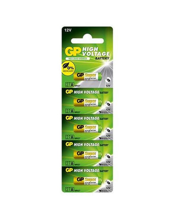 Батерии GP Alkaline High Voltage 27A (MN27), 12V, блистер 5 бр.