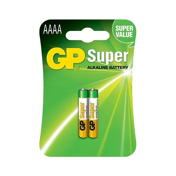 Батерии GP Super Alkaline AAAA (LR61), 1.5V, блистер 2бр.