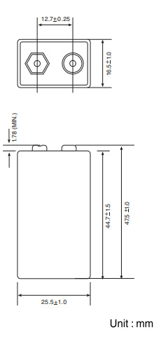 Батерии GP Super Alkaline 9V (6LF22), фолио 1бр