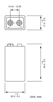 Батерии GP GREENCELL 9V (6F22), блистер 1бр