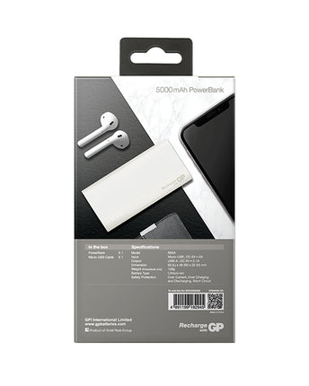 Външна батерия GP B-Series PowerBank B05A 5000mAh