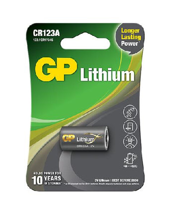 Батерии GP Pro Lithium CR123A, блистер 1бр