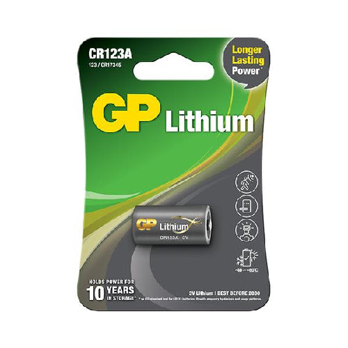 Батерии GP Pro Lithium CR123A, блистер 1бр