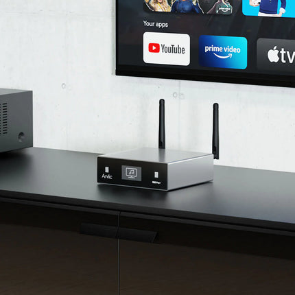 Hi-Fi аудио стриймър Arylic S50 PRO+, LAN/WiFi/Bluetooth 5.0 aptxHD, 24bit/192kHz, Multiroom
