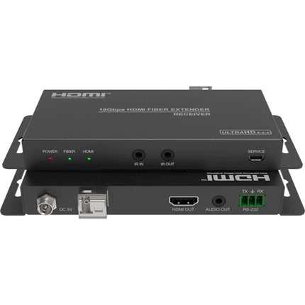 DVDO HDMI Extender над 18 Gbps оптично влакно с аудио извличане