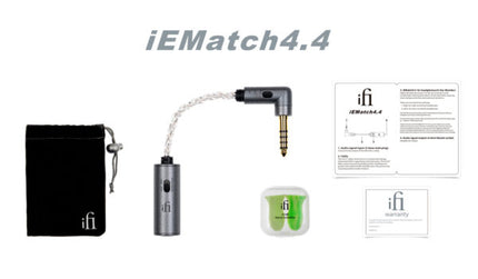 Аудио филтър за слушалки iFi Audio iEMatch4.4 жак 4,4 мм
